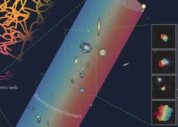 O maior objeto giratório já encontrado no Universo